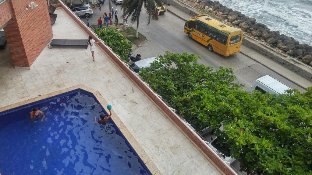 Apto En Cartagena Ed Puerto Azul Vista Al Mar Leilighet Eksteriør bilde