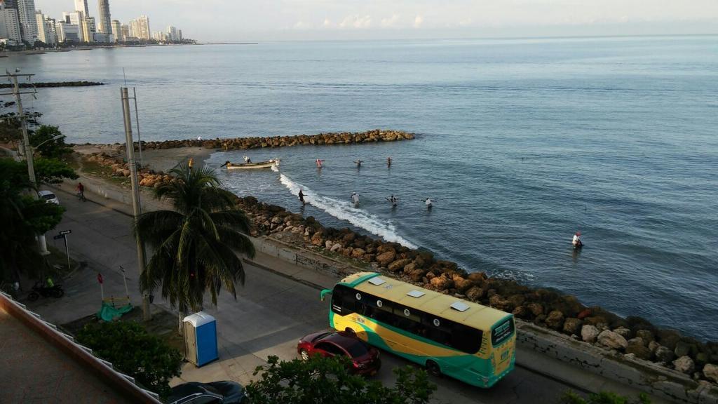 Apto En Cartagena Ed Puerto Azul Vista Al Mar Leilighet Eksteriør bilde